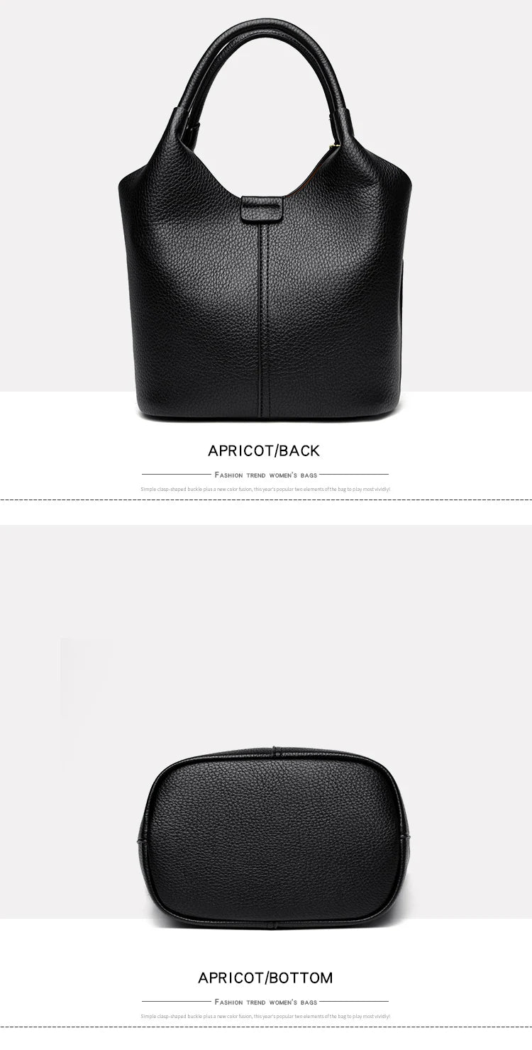 Soft Leather Handbags for Women Vintage Shoulder Bag Luxury Designer Ladies Large Capacity Bags Sac A Main