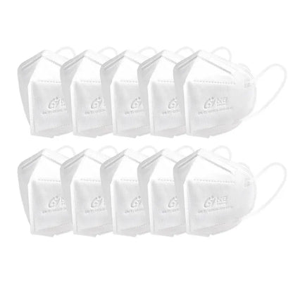 10pcs Safety N95 Face Mask Health Protective Dust and Droplet Prevention Masks Breathable Design Mask Disposable Protective Mask