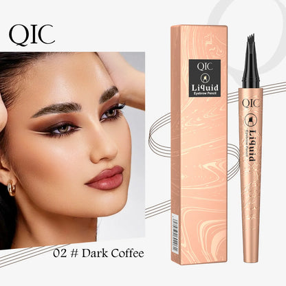 Blushimmer waterproof liquid eyebrow pencil with microblade tip for natural, smudge-proof, long-lasting brow definition.