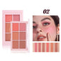 Blushimmer long wear blush makeup palette with buildable color, velvet finish face powder for cheeks, contouring, and brightening.