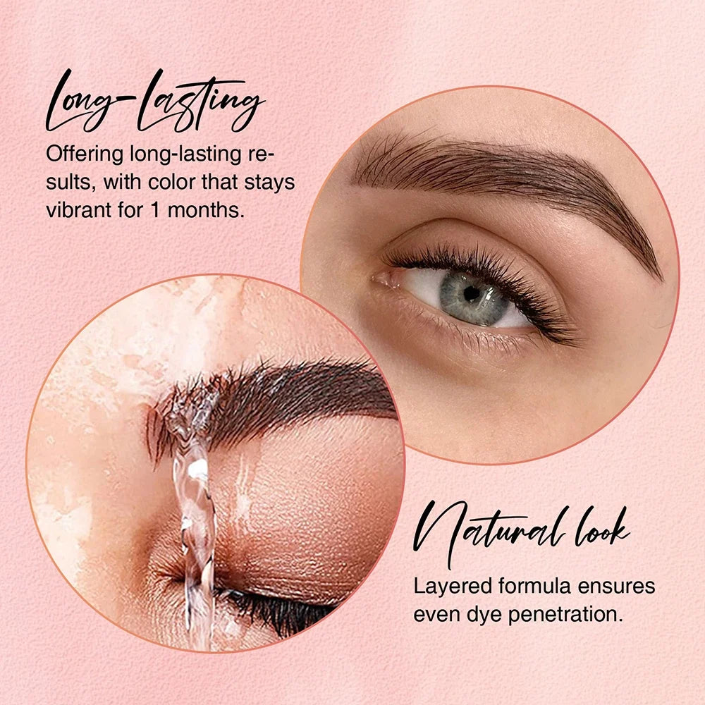 Blushimmer Gollee Classic Black lash and brow tinting set with waterproof dye kit, easy-to-use makeup tools, and natural lash enhancers.