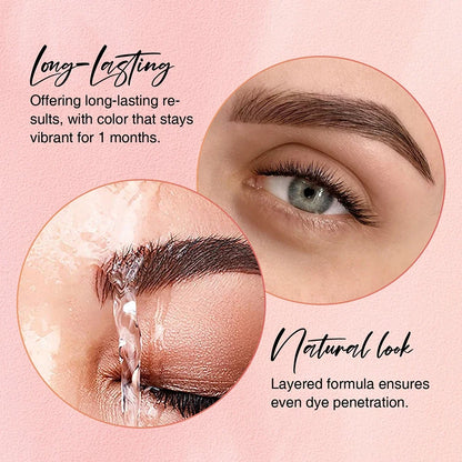 Blushimmer Gollee Classic Black lash and brow tinting set with waterproof dye kit, easy-to-use makeup tools, and natural lash enhancers.
