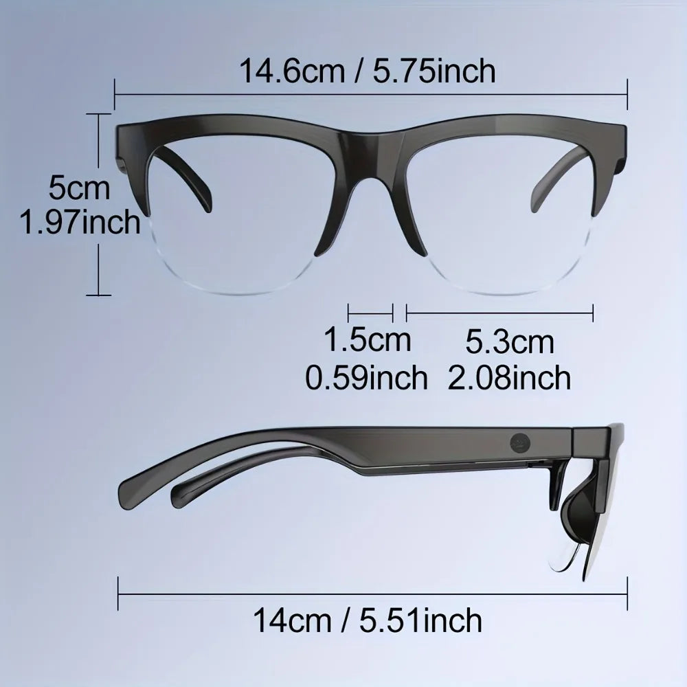 Smart Glasses, Polarized Sunglasses with Speaker,
