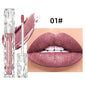 Qibest Glitter Shimmer Liquid Lipstick - Matte Waterproof Lip Gloss