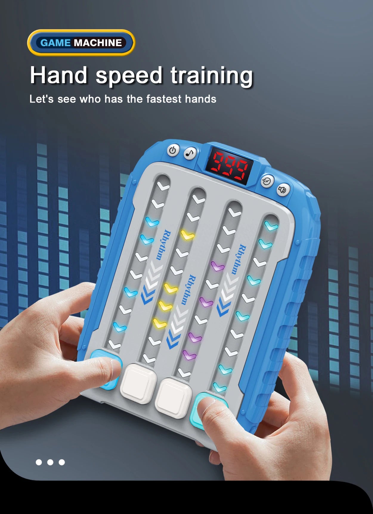 Entertainment stress-relief games that develop hand skills and brain training, music rhythm master board game