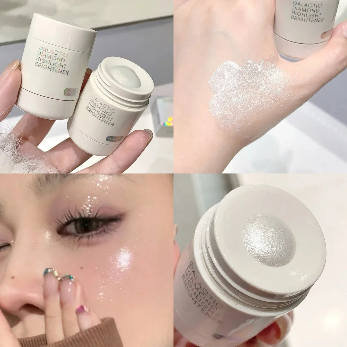 Blushimmer liquid highlighter with natural shimmer, contour, bronzer, and brightening glow for face and body.