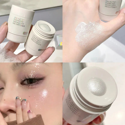 Blushimmer liquid highlighter with natural shimmer, contour, bronzer, and brightening glow for face and body.