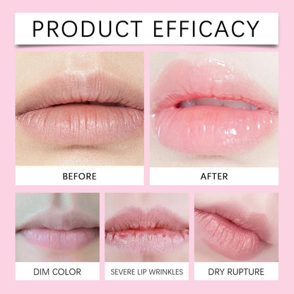 Blushimmer HOYGI Sleep Lip Mask with deep hydration, exfoliation, and moisturizing for soft, smooth lips during night care.
