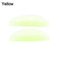 Pair of silicone eyelash perm pads from Blushimmer, 3D lash lifting shields for curling and shaping eyelashes.