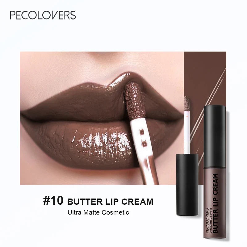 Blushimmer 1PC waterproof liquid lipstick set with vitamin E, featuring 21 lip glosses and plumpers in vibrant shades.