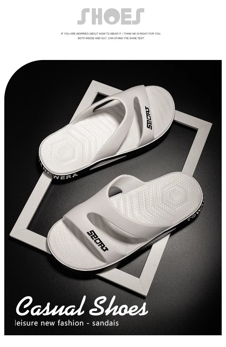 Men Slip On Sandals Non Slip Sole Soft Insole Pool Beach Slippers Fashion Casual Outdoor Slides Wholesale