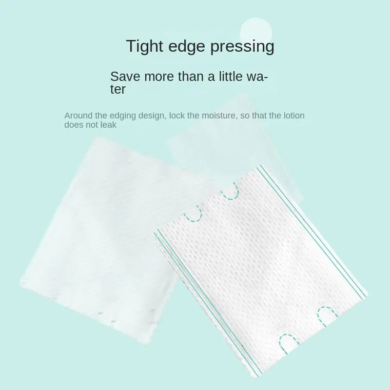 Disposable double-sided makeup removal cotton pads by Blushimmer, 240-pack, suitable for facial cleansing and wet makeup application.
