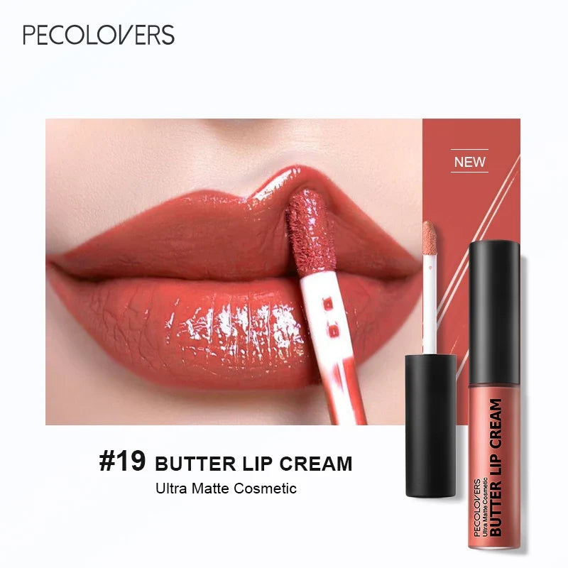 Blushimmer waterproof liquid lipstick set with 21 vitamin E lip glosses and plumpers, vibrant colors and smooth finish.