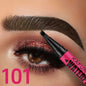 3-color Waterproof eyebrow pen, microblading eyebrow pencil with 4 split head, natural looking brows eye makeup cosmetics gifts