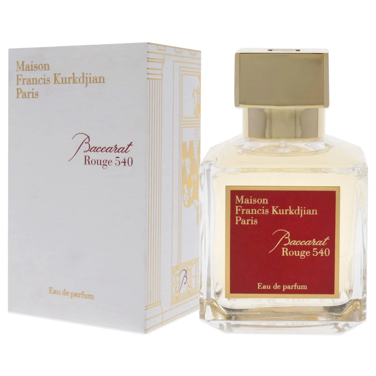 Maison Francis Kurkdjian Baccarat Rouge 540 Eau De Parfum spray in 70ml bottle, long-lasting natural fragrance, cologne for women and men