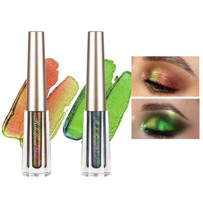 Chameleon EyeshadowsDiamond Glitter Liquid Eyeshadow StickHighly Pigmented Metallic Shimmering Long Lasting Shine All Makeup
