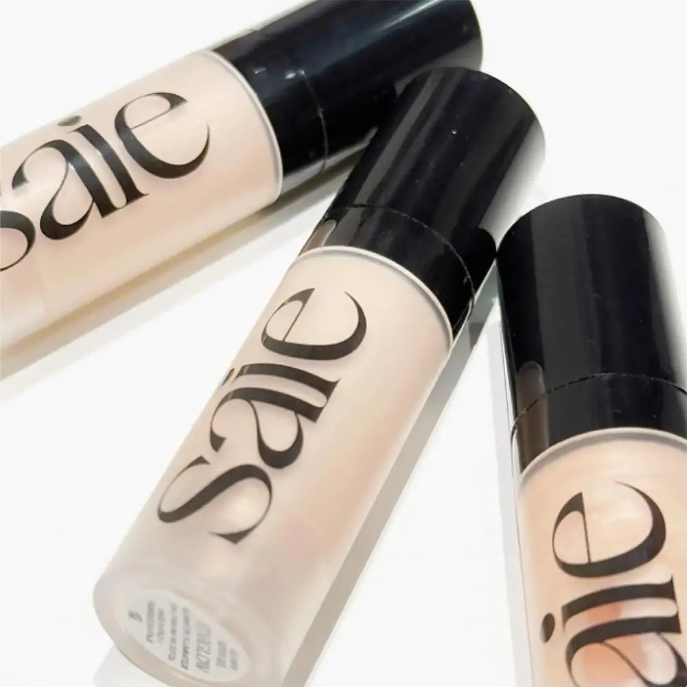 Blushimmer Saie Highlighter Liquid Blusher in a glossy, watery gel formula with brightening, smoothing, and shimmering effects.