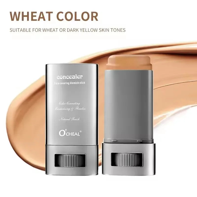 Blushimmer face foundation contour stick with waterproof, long-lasting formula for brightening and concealing skin imperfections.