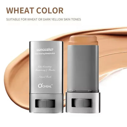 Blushimmer face foundation contour stick with waterproof, long-lasting formula for brightening and concealing skin imperfections.
