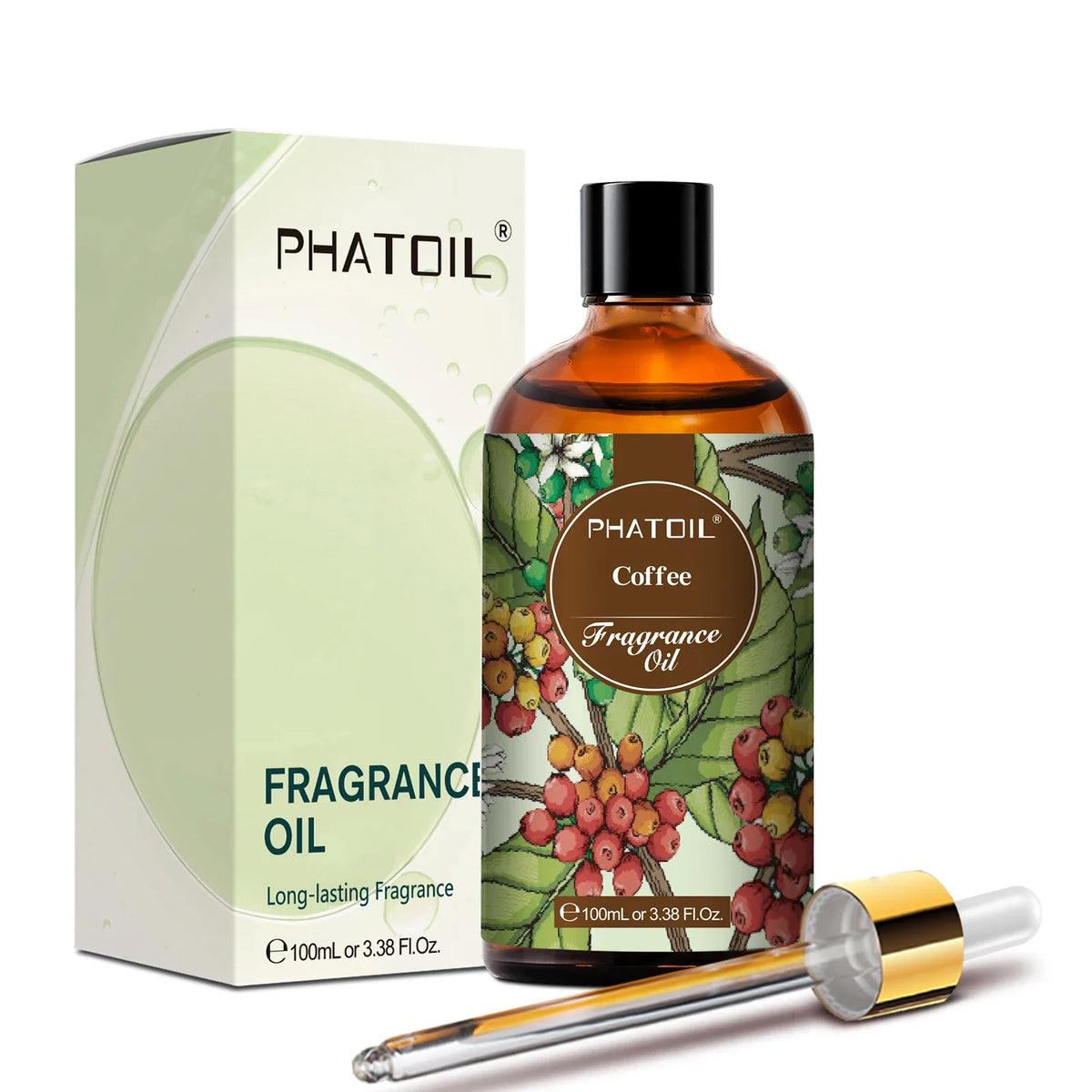 Blushimmer PHATOIL 100ml aroma fragrance oil with fresh linen, bubble gum, baby powder scents for skincare, candles, and aromatherapy.