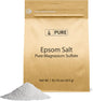 Epsom Salt Pure Magnesium Sulfate Food Grade, Soaking Solution for Bath Bombs & Garden Use, 1 Pound