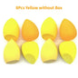 Set of 4/8 Blushimmer makeup sponge blenders, soft cosmetic puffs for foundation, powder, and makeup application.