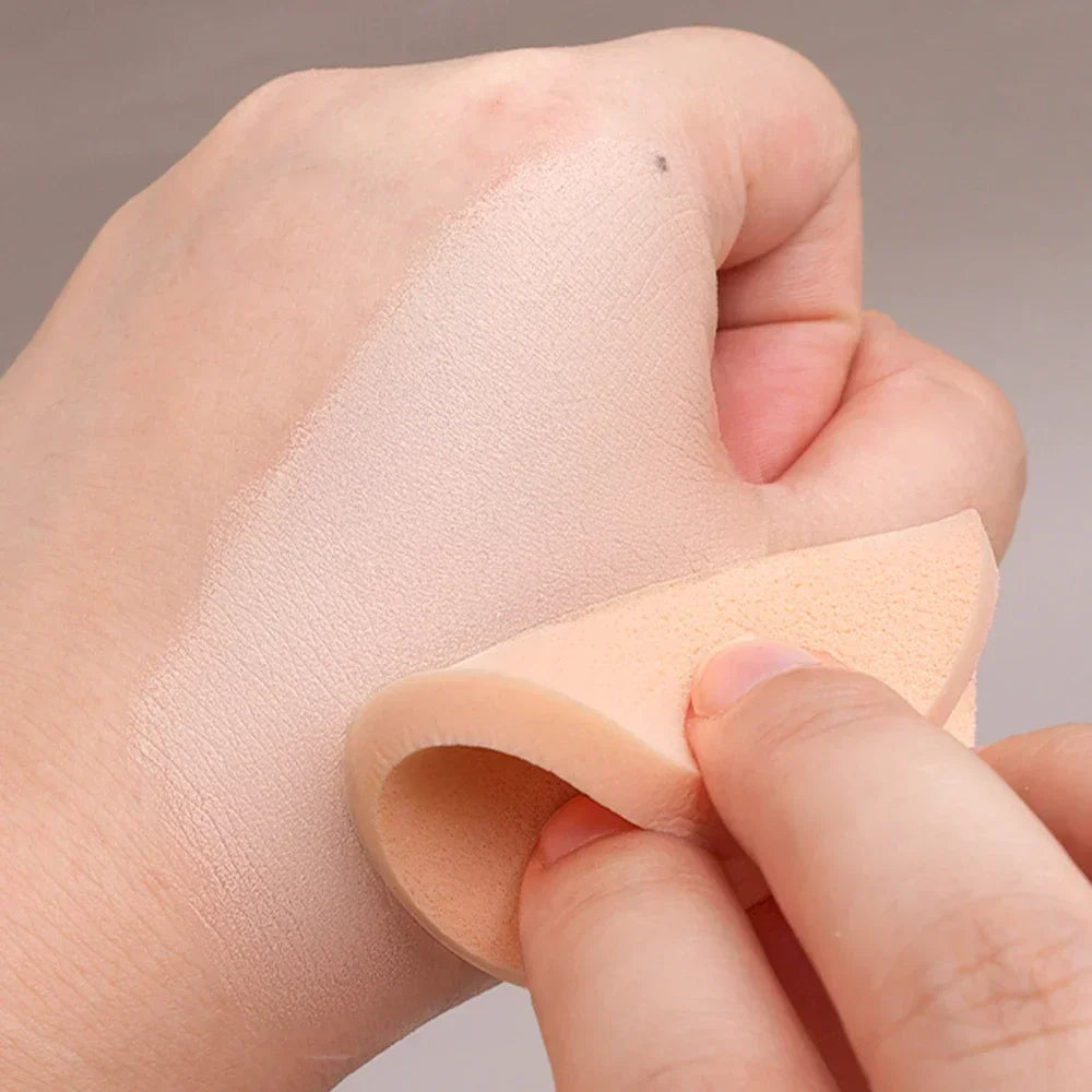Set of 12-120 round sponge powder puffs by Blushimmer for wet or dry use, ideal for applying BB cream, foundation, and face makeup.