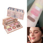 Blushimmer Flower Knows Chocolate Wonder-Shop 8-color eyeshadow palette with various shades of brown and neutral tones.