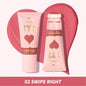 Blushimmer DIMSHOW 6-color sponge head for lips and cheeks with velvet texture, low light moisturizing water, and easy-to-apply blush