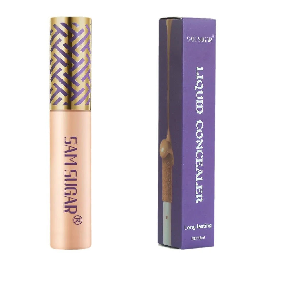 Blushimmer Sam Sugar Concealing & Repairing Liquid Foundation 18ml bottle with pump for smooth skin coverage