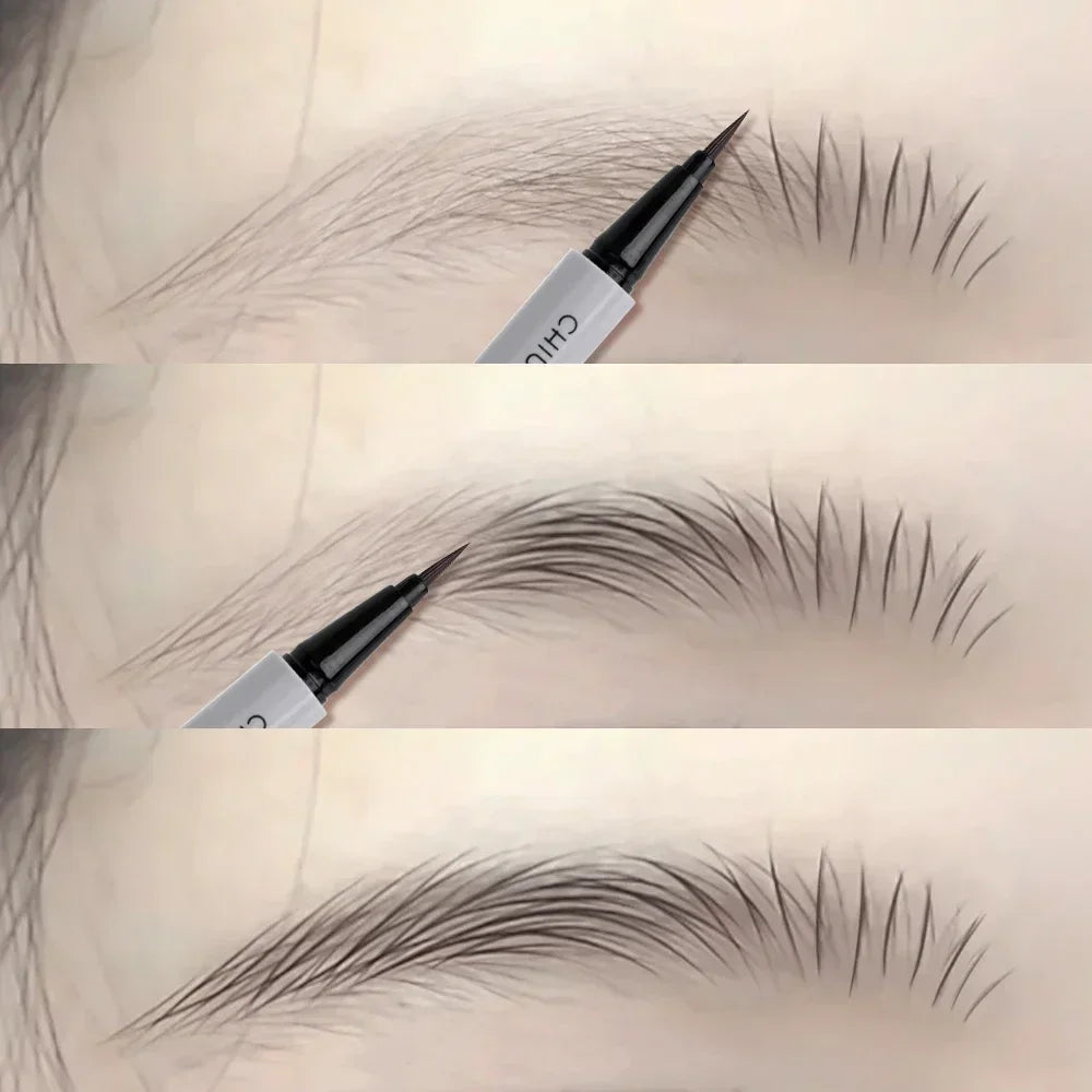 Blushimmer waterproof liquid eyebrow pencil with ultra-fine tip for natural, long-lasting eyebrow makeup and tattoo effect.