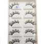 Set of 5 pairs of Blushimmer 3D faux mink eyelash extensions, wispy and thick with natural, soft, dramatic false eyelashes.