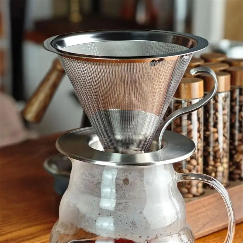 Multifuntional Coffee Dripper Flat Bottom Coffee Dripper Pouring Over Coffee Filter Coffee Filter Cup Coffee Accessories