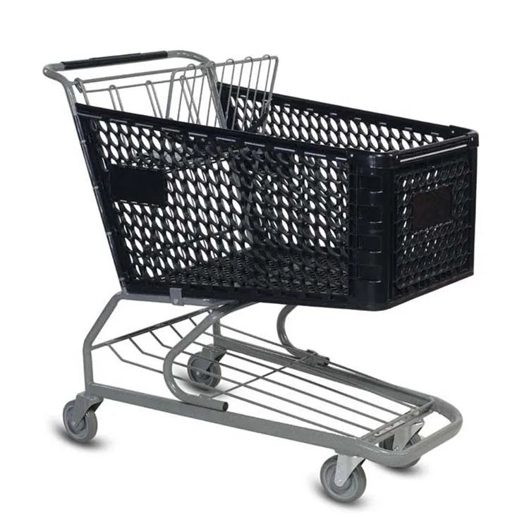 Wholesale Shopping Trolley Cart Large Grocery Shopping Cart Grocery Cart
