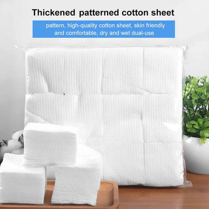 Set of 450/500/600pcs Blushimmer facial puff cotton pads for makeup removal and facial cleansing, soft disposable face remover paper.