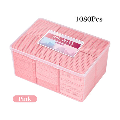 Blushimmer nail polish remover wipes and cleaning pads for women and girls, non-woven nail pads for beauty salon use.