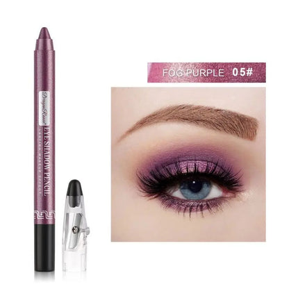 Eyeshadow Pen, Eyeliner Pen, Eyeshadow Stick, Under-Eye Shadow Pen, Pearlescent Eyeshadow Pen with Sharpener, Foam Pen, Single-Color Eyeshadow Pen, Pearlescent Under-Eye Shadow, Highlighter, Smudge-Proof