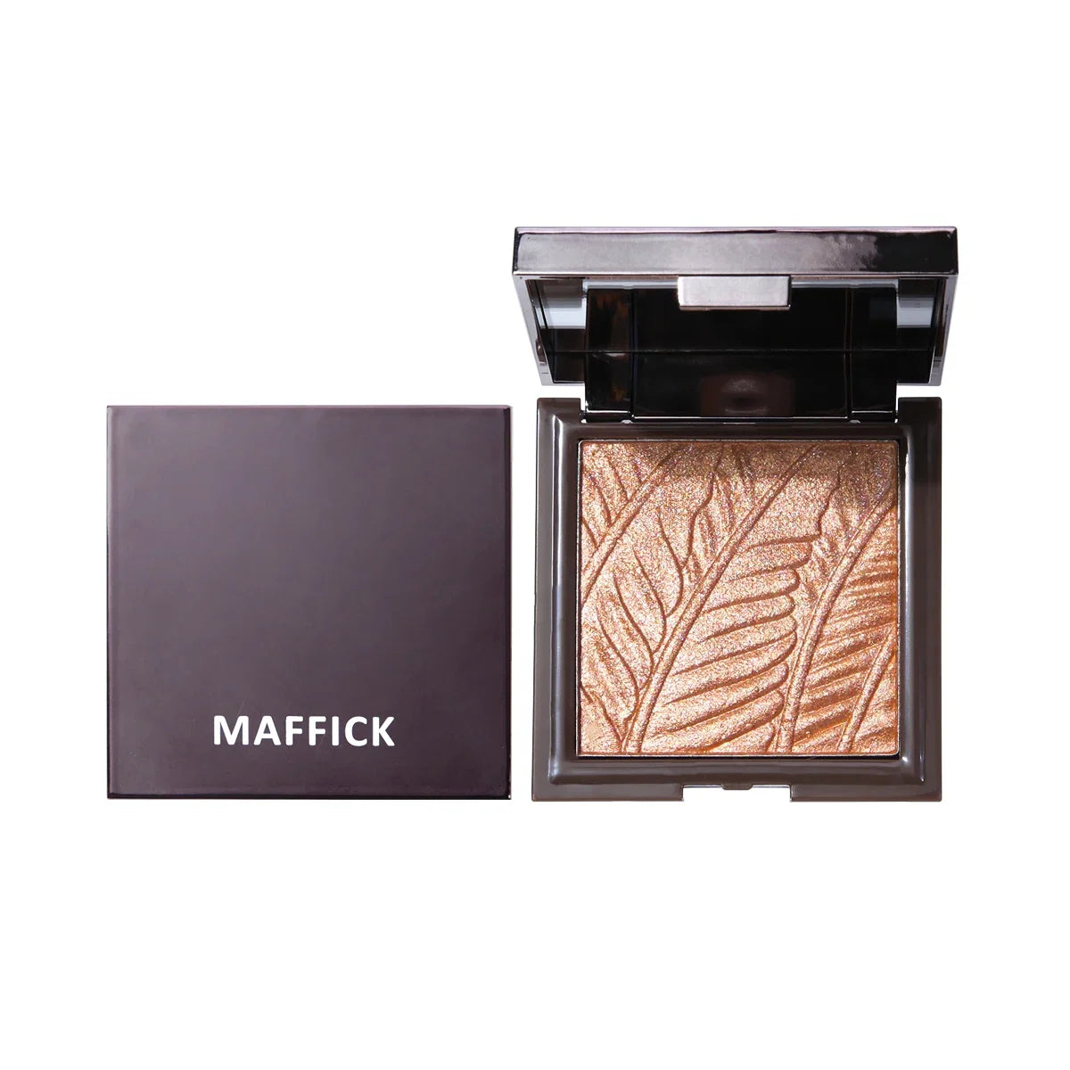 Blushimmer embossed bronzers and highlighters makeup palette with 3D nose shadow and matte contour powders for facial sculpting.