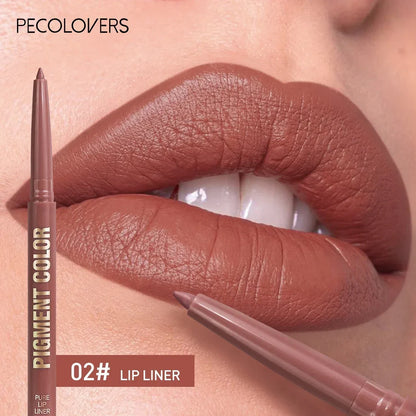 Blushimmer 1PC matte lip liner pen with waterproof, long-lasting formula, easy glide, moisturizing for all skin types, lip makeup.