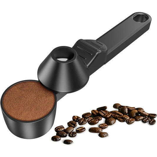 Coffee Scoop Funnel for Reusable K Cup Refillable Coffee Pods with 2 Tablespoon Capacity Measuring Spoon with Integrated Funnel