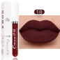 Blushimmer long-lasting velvet matte liquid lipstick in vibrant red, waterproof and nonstick lip gloss for women’s lip makeup.