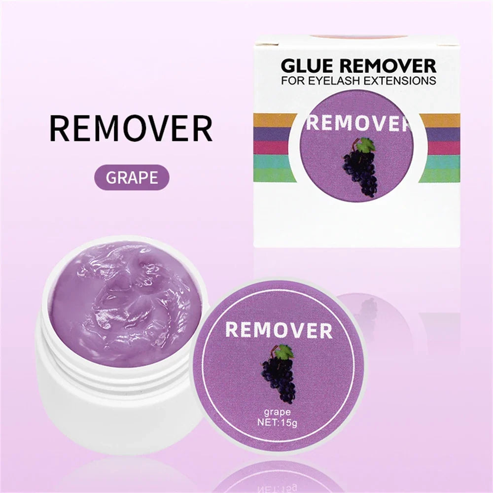 Blushimmer eyelash glue remover cream in 15g tube, professional Korean makeup tool for lash extension removal.