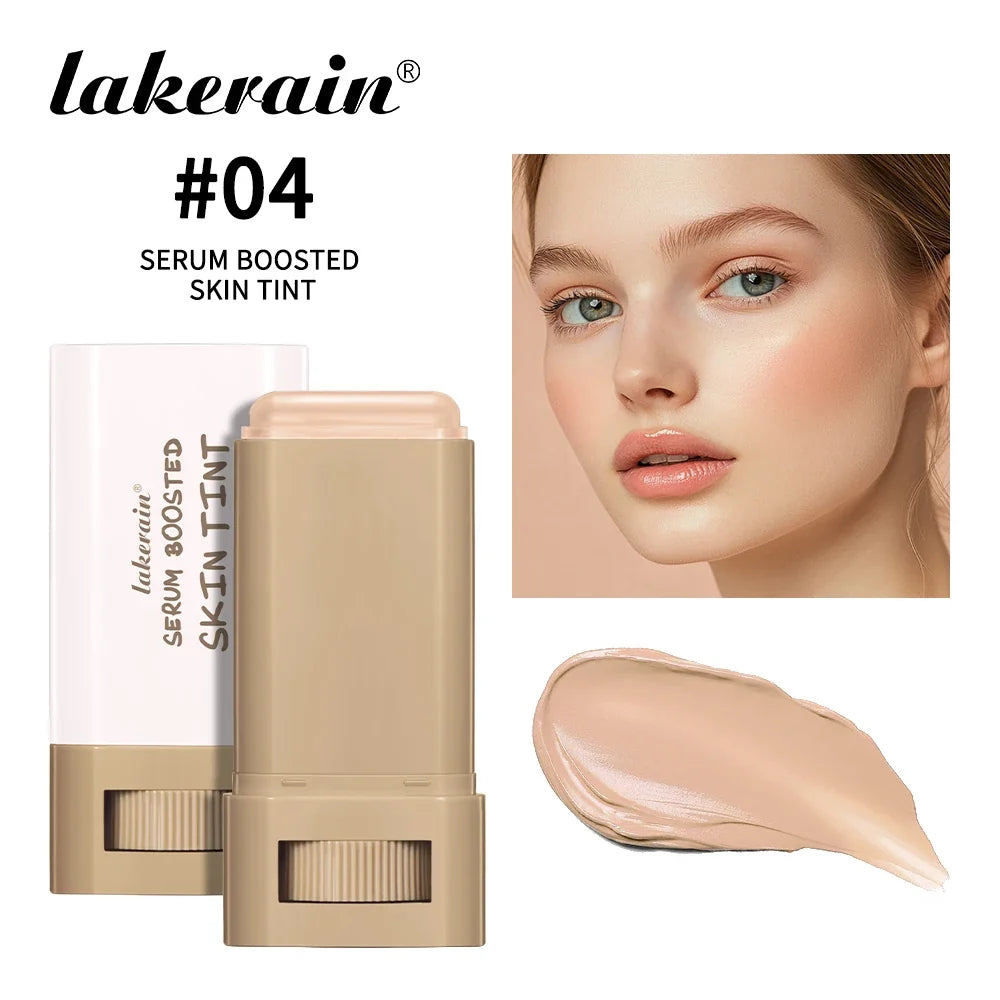 Skin Tint Stick Waterproof Nourishing Solid Tinted Serum Foundation Skin Tint Balm Face Tinted Face Contour Stick Makeup