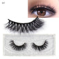 LEHUAMAO 5D Mink Hair False Eyelashes by Blushimmer, wispy and fluffy natural mink lashes for makeup and eyelash extension.