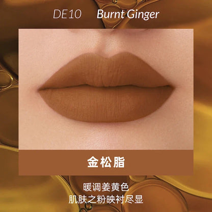 Blushimmer Kaleidos Lipstick Lip Cream in matte velvet nude with waterproof, long-lasting lip stain and gloss finish.