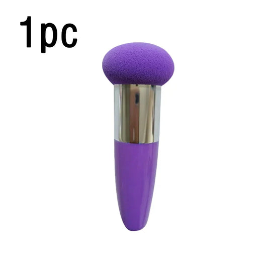 Bullet-shaped makeup sponge from Blushimmer for precise blending and contouring, perfect for holiday party beauty routines.