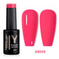 YOKEFELLOW 10ml Jelly Nude Gel Nail Polish by Blushimmer, translucent pink UV gel varnish with long-lasting soak-off finish