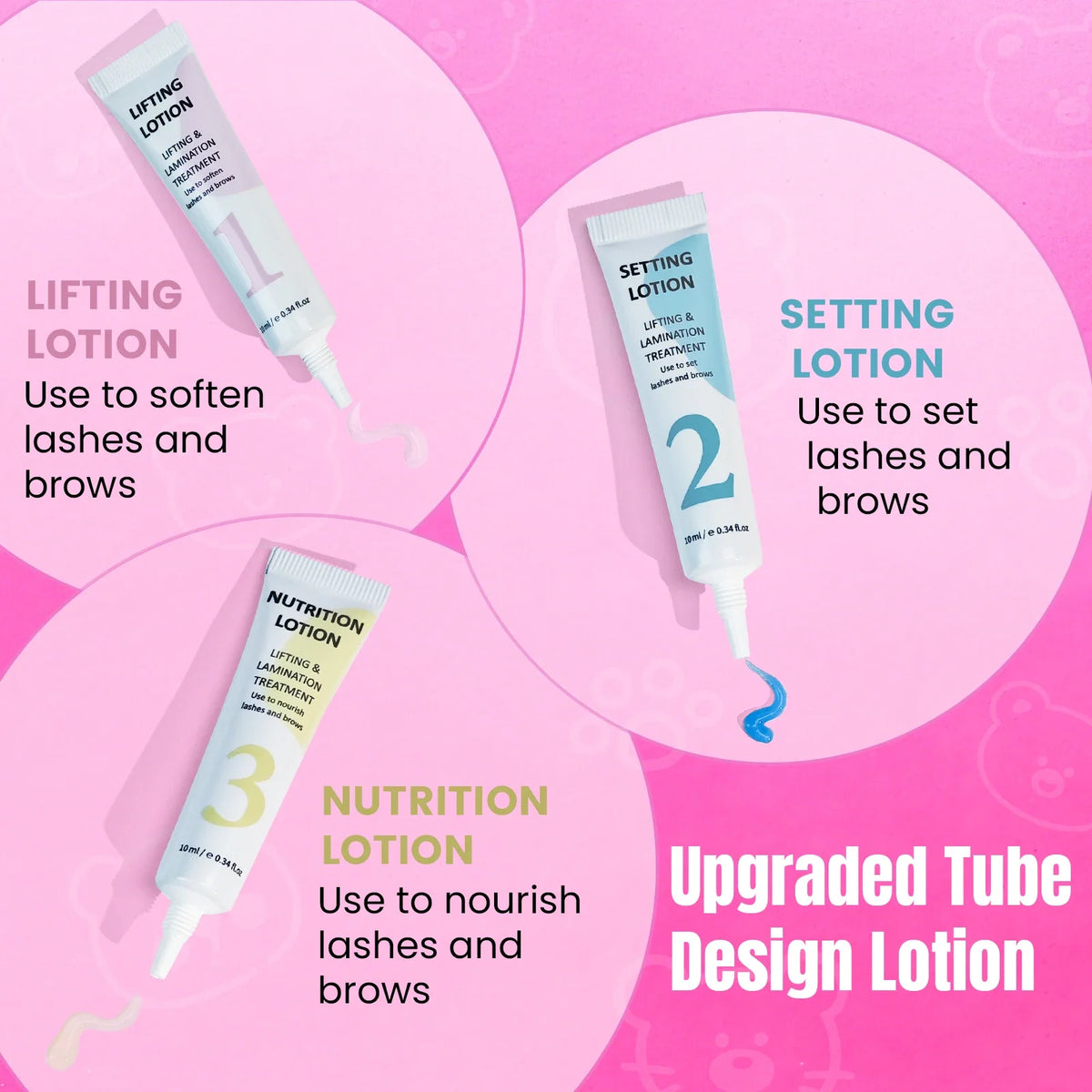 Blushimmer Permania Lash Lift and Brow Lamination Kit with tools and solutions for eyelash perming and brow lifting.