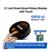 Smart Home 2.1 inch 480*480 ESP32 LVGL Circular Push Knob IPS LCD Module TFT Touch Display for Ar-duino