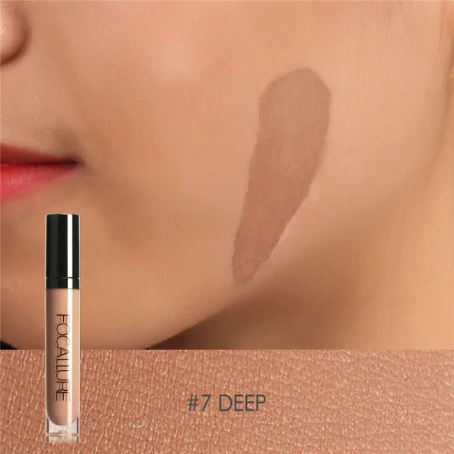 Wholesale FOCALLURE 7-color waterproof face concealer and liquid foundation by Blushimmer, moisturizing and full coverage makeup.